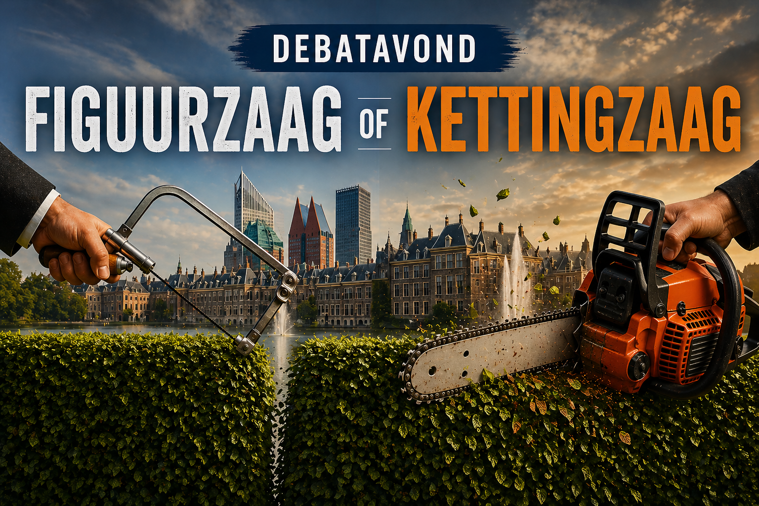 Debatavond: figuurzaag of kettingzaag?
